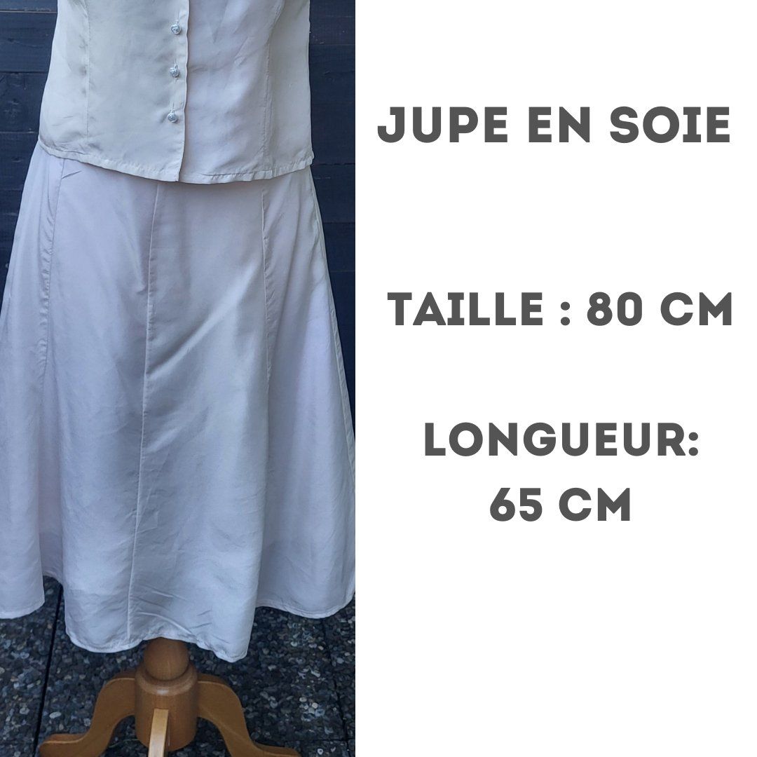 Gonne: Jupe &Gilet  blanche – Nuovo (secondo la descrizione) da Fribourg venduto da VictoriaShop7 8