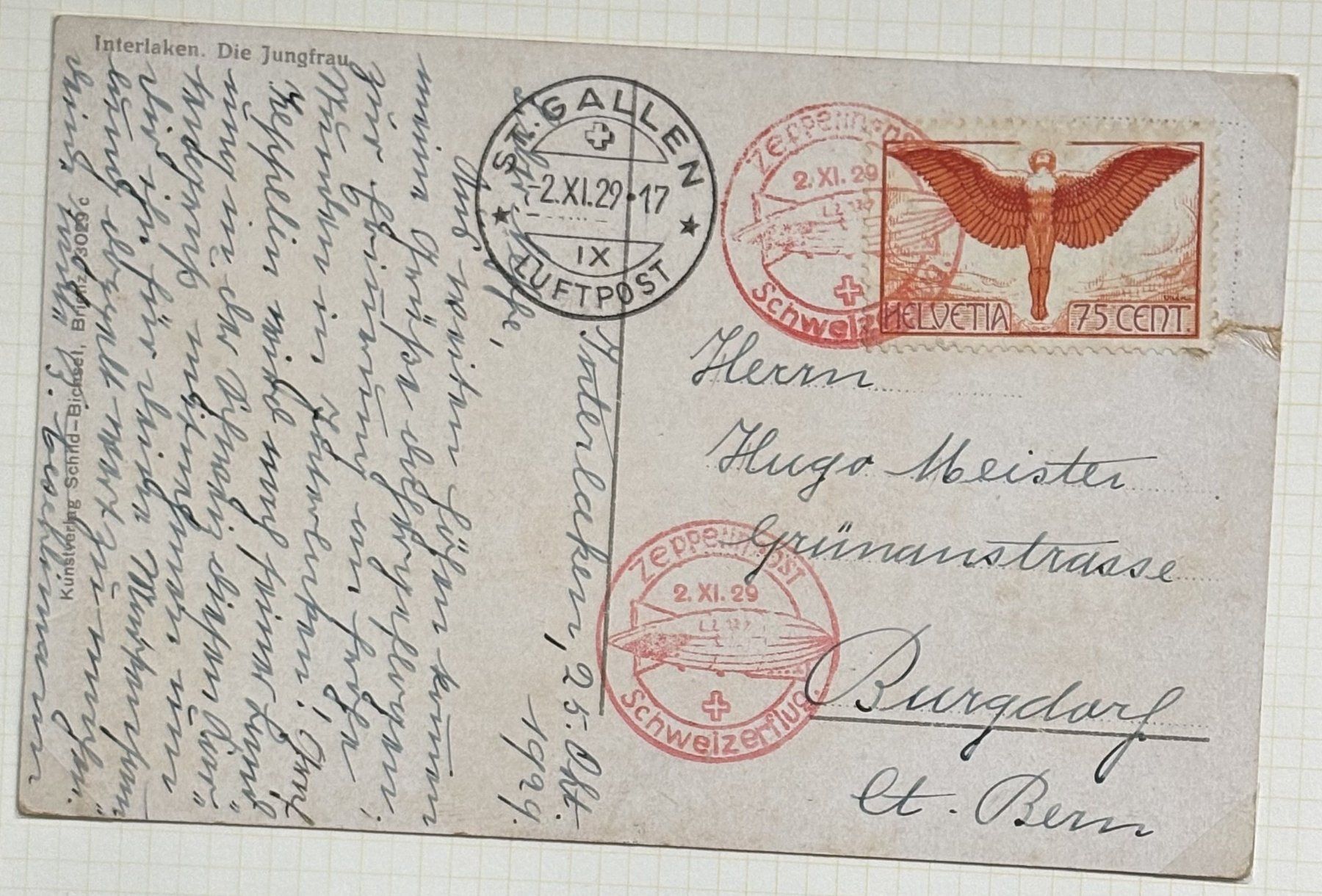 Tutti i francobolli: FLUGPOST BRIEFMARKEN – Usato da Ostermundigen venduto da Heavenmaus75 2