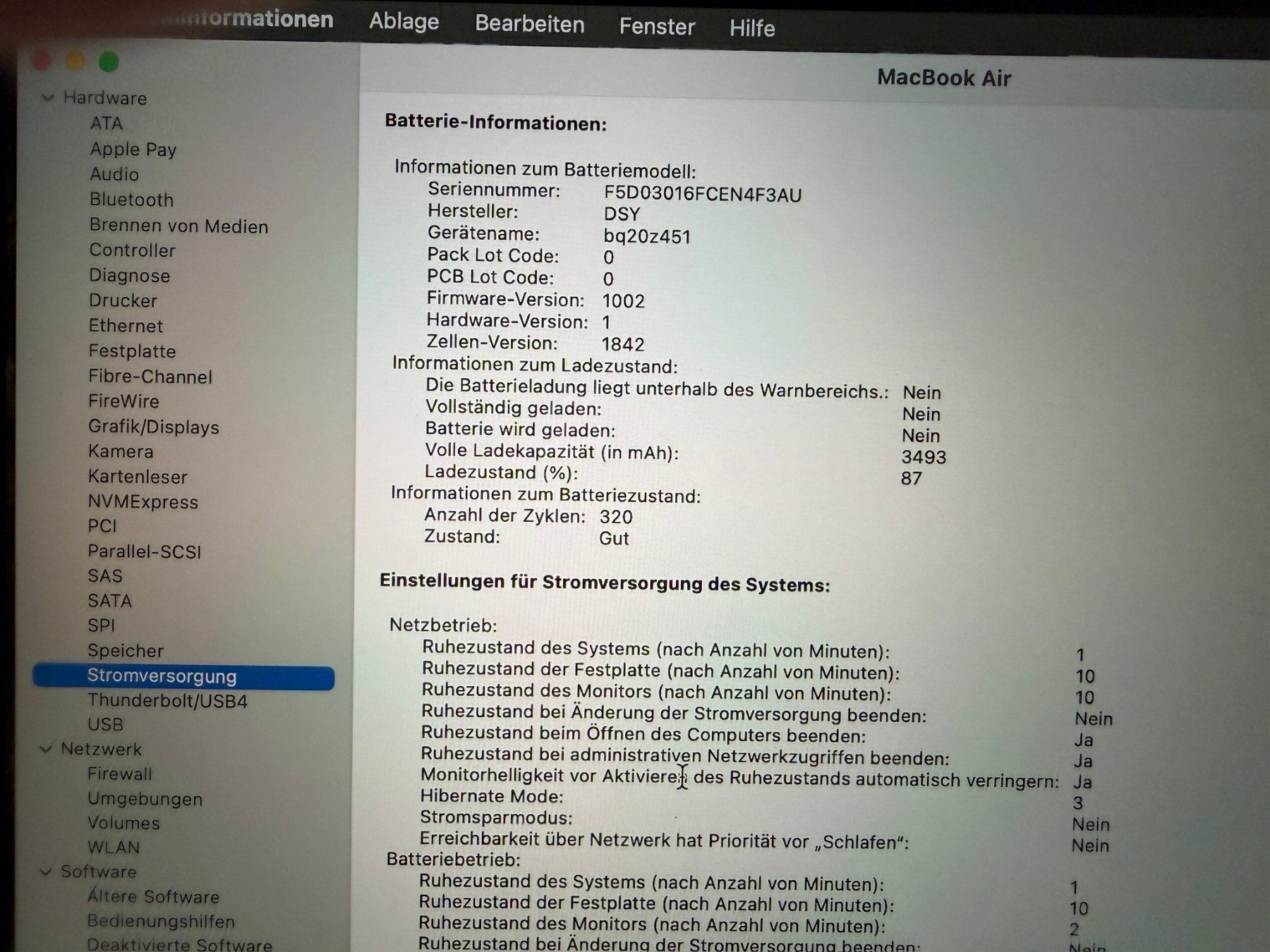 Apple Notebooks: Macbook Air 2020 Model A2179#28 – Gebraucht aus Au SG von bah_6f5w 7