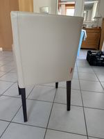 6 Lederstühle, Beige