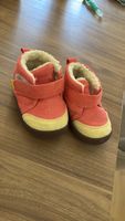 Warm winter baby shoes, size 20, pink and yellow. Cute!