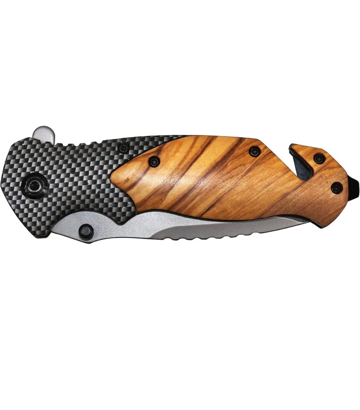 Accessori: Klappmesser  mit Holzgriff und Edelstahl Klinge – Nuovo e nell'imballaggio originale da Basel venduto da Seifehuesli 3