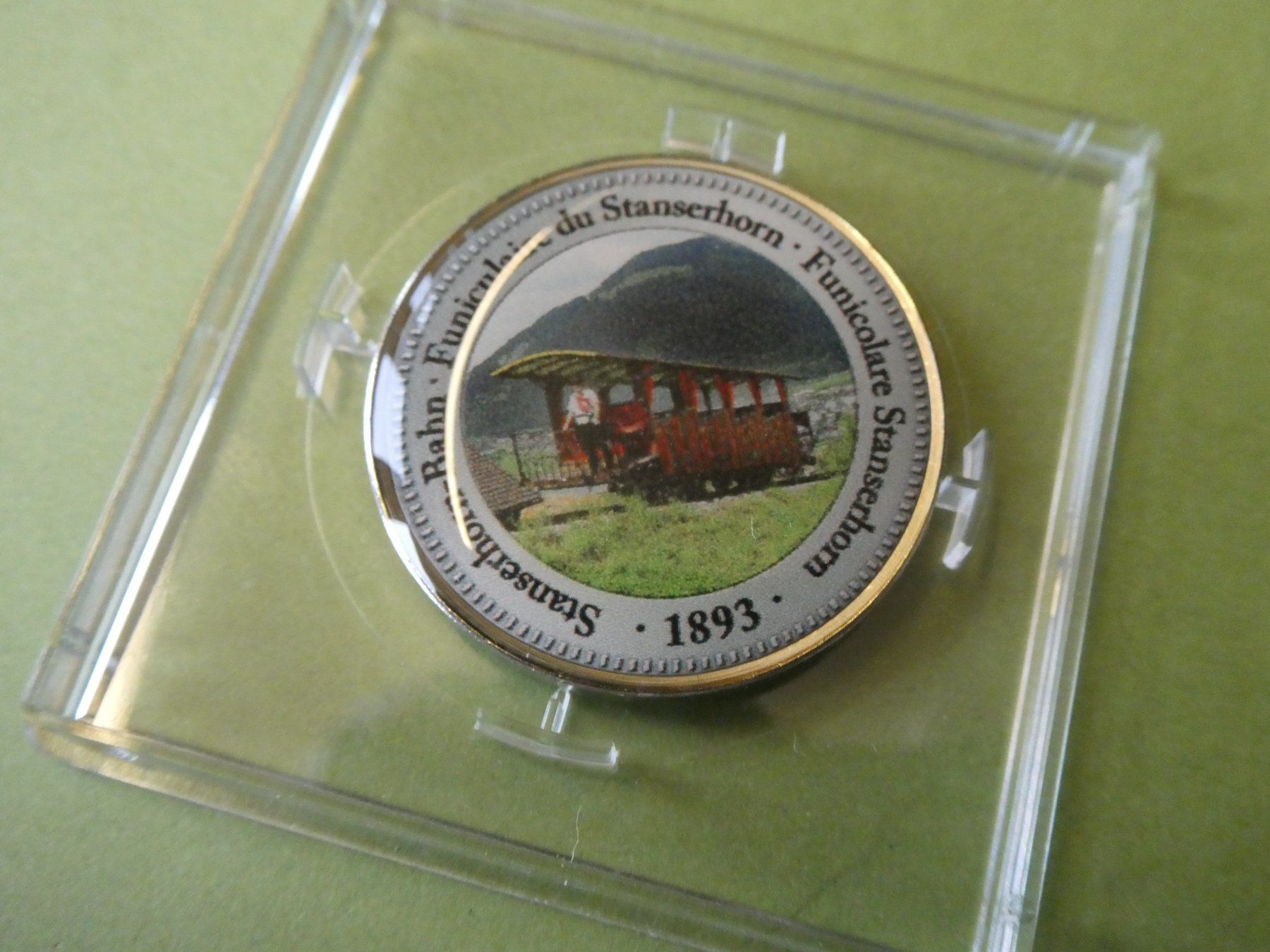 Medaillen: Medaille 30 mm, Stanserhorn-Bahn – Gebraucht aus Hinterforst von Rohusri
