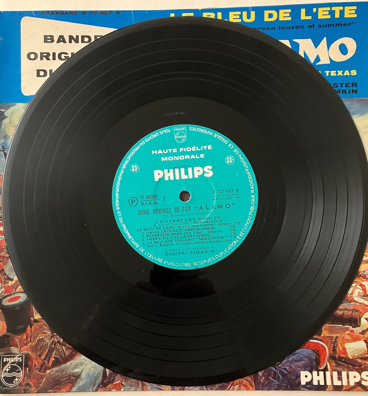 Dischi in vinile: Vinyle "Alamo" Bande Originale du Film - Philips – Usato da Stans venduto da canberra04 2