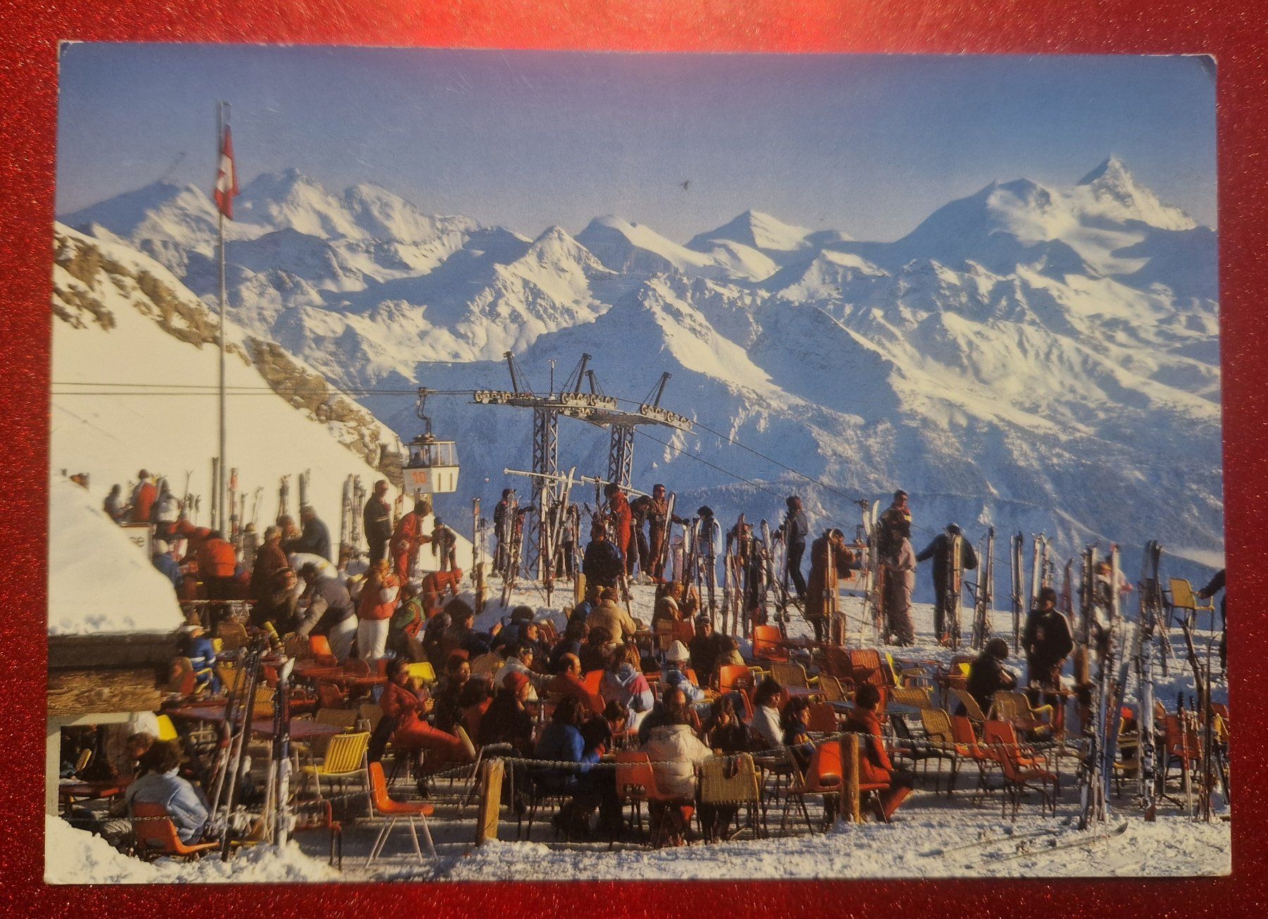 Cartoline postali: La Chaine des Mischabel 1989 – Usato da Melchnau venduto da Fishel