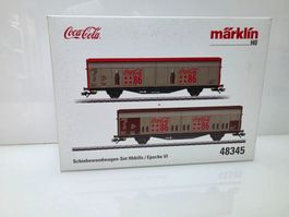Märklin Schiebewandwagen-Set 48345 Coca-Cola