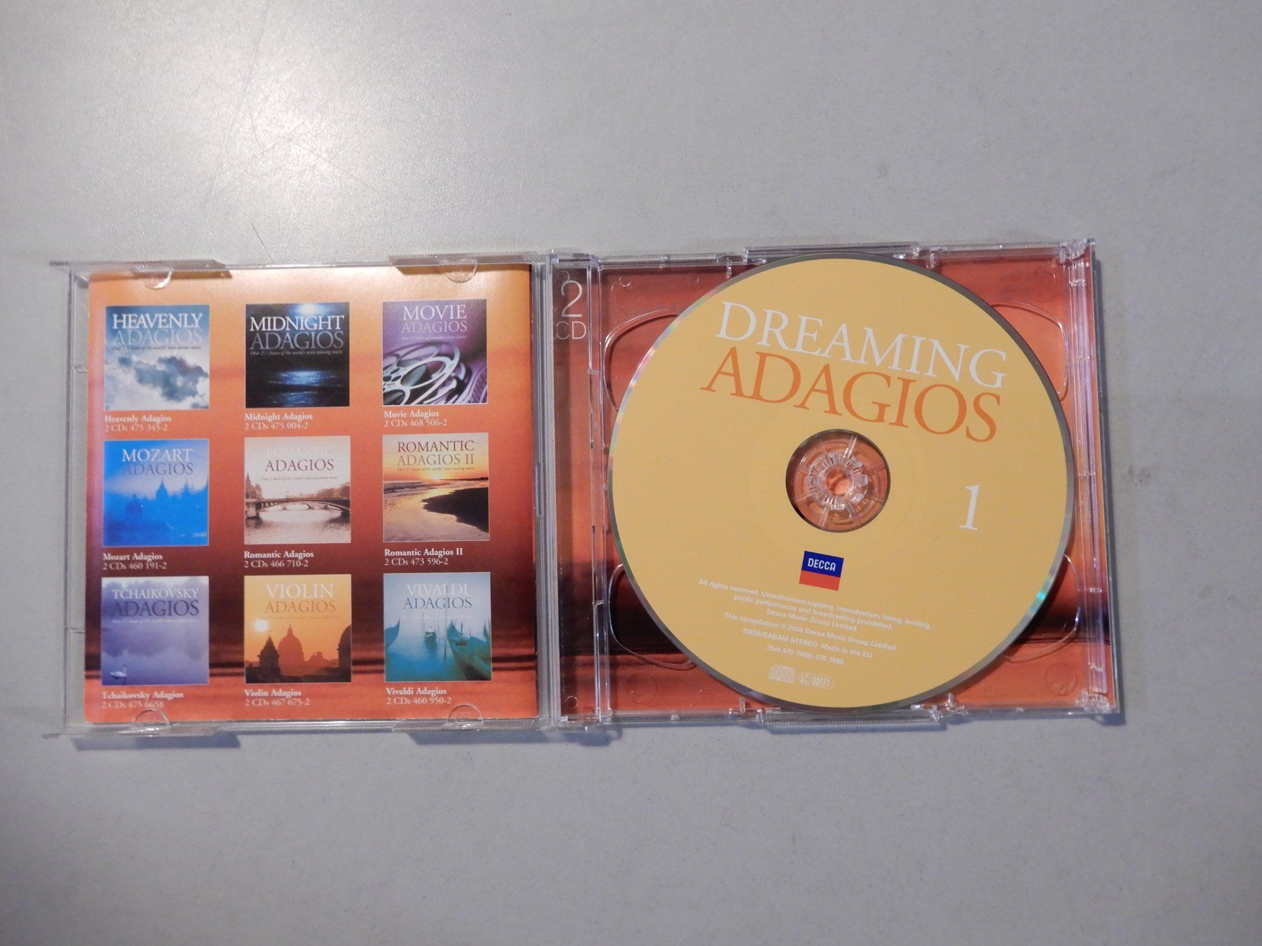 CDs: Dreaming Adagios - Doppel CD - Klassik Musik Sammlung – Gebraucht aus Erstfeld von Mario_boe0 1