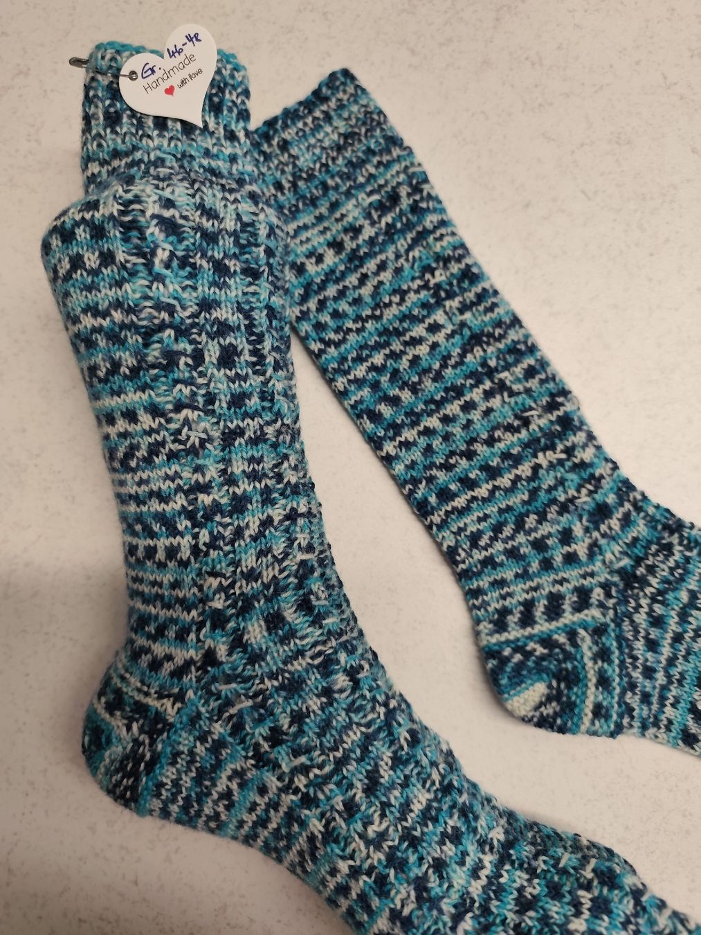 Calze: Handgestrickte Socken Gr. 46-48 – Nuovo e nell'imballaggio originale da Glarus venduto da Tutticolori55 2