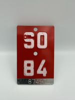 Velonummer SO 84