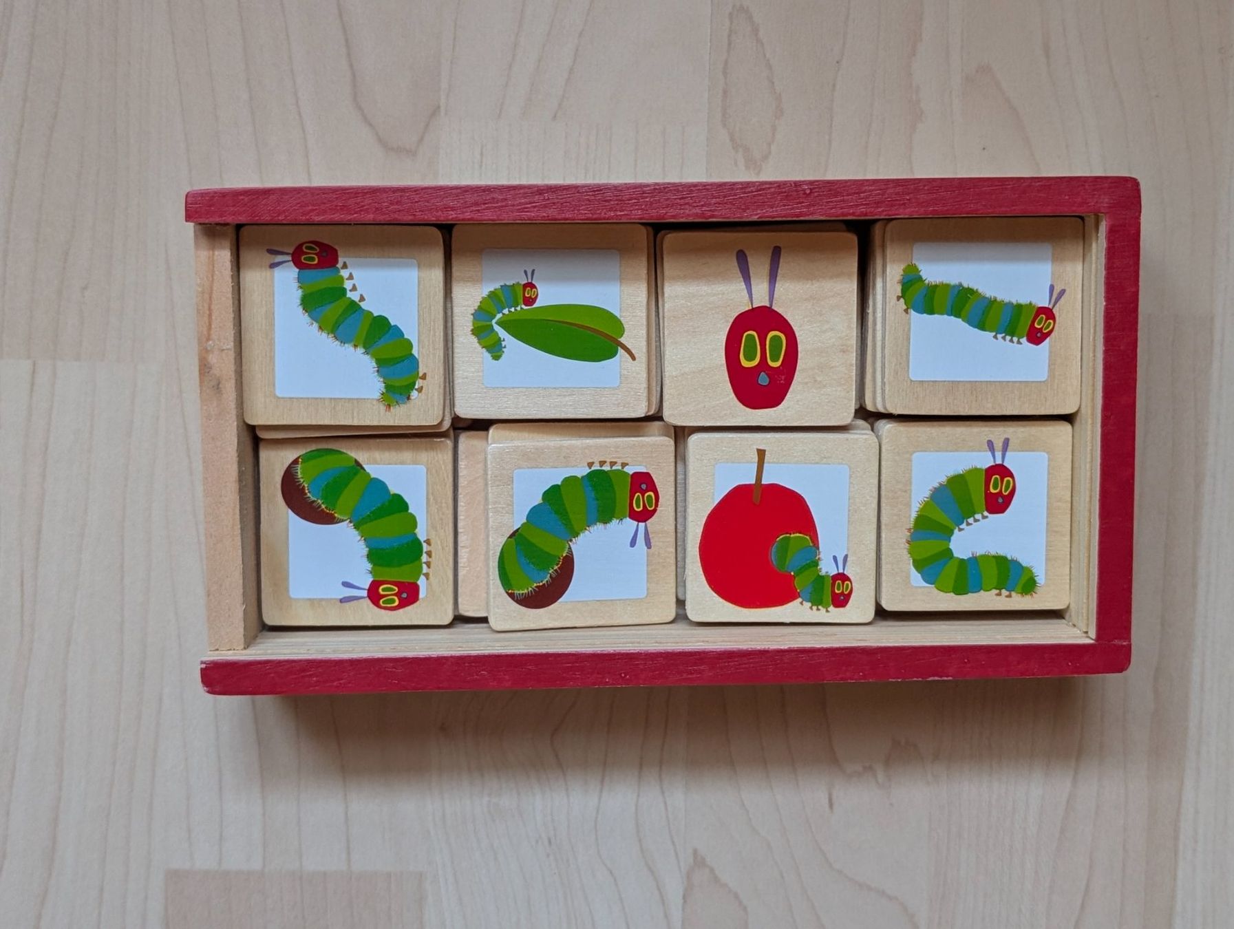 Giochi: Raupe Nimmersatt Memory Holz NEU! – Nuovo e nell'imballaggio originale da Weite venduto da Nur63 3