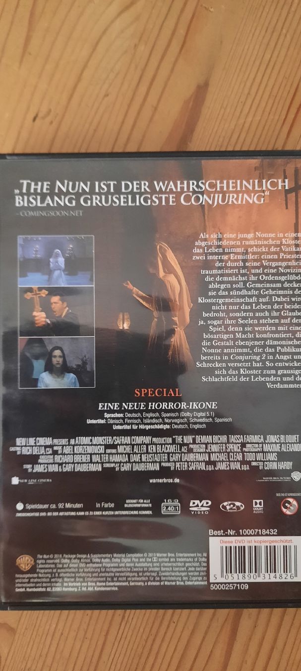 Tutti i DVDs: DVD The Nun FSK 16 – Usato da Konolfingen venduto da the_5fqm 1