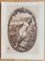 Exlibris Hanns Bastanier - Original Radierung Erotik