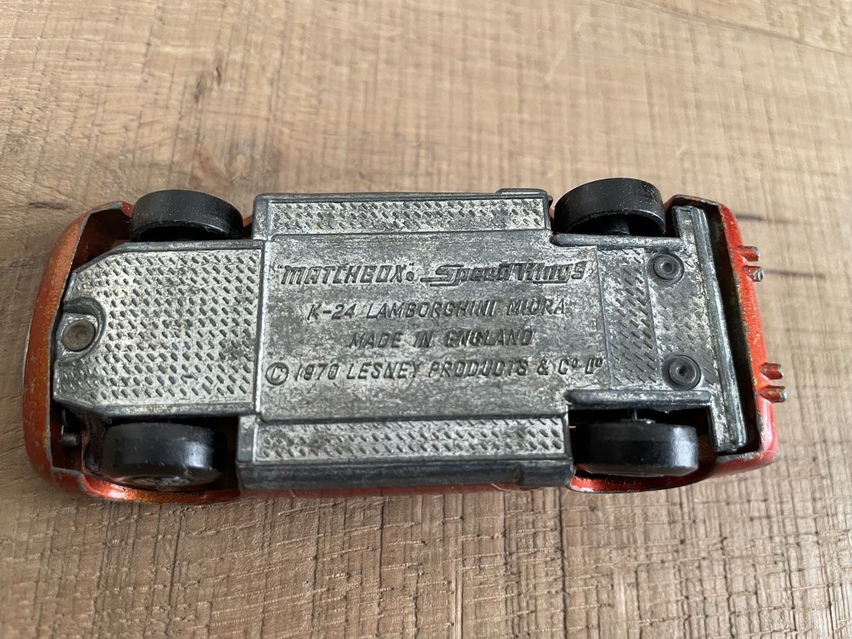 Matchbox Modellini d'auto: Matchbox K-24 Lamborghini Miura 1970 – Usato da Frauenfeld venduto da Challenger77 4