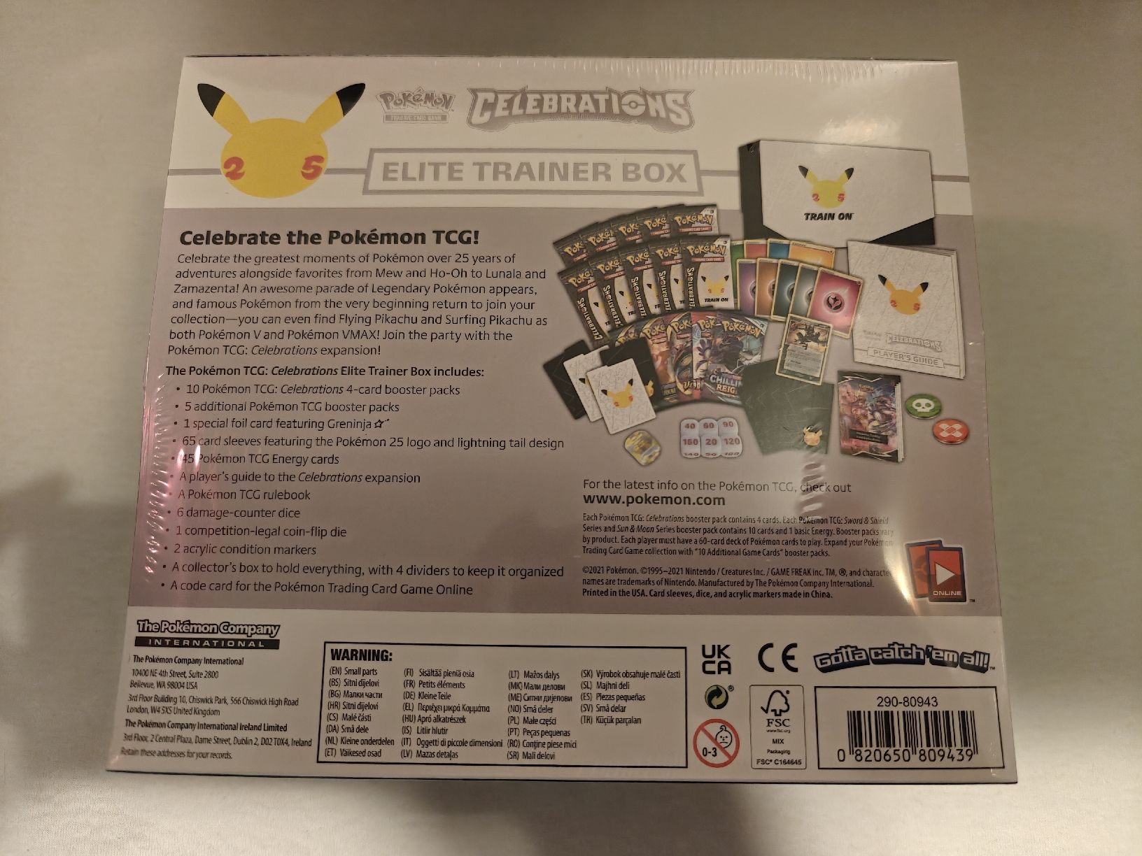 Pokémon Carte collezionabili: Pokemon Celebrations Elite Trainer Box ab CHF 1.-- – Nuovo e nell'imballaggio originale da Schaffhausen venduto da Dionyson 1