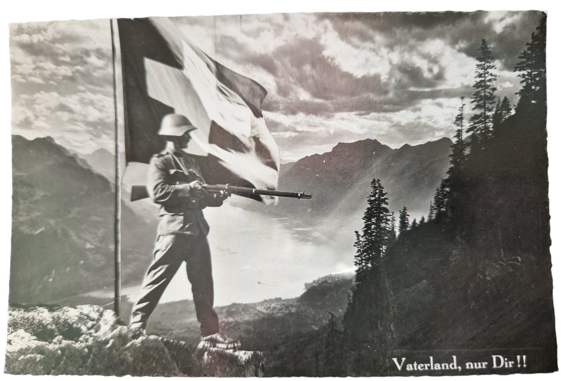 Cartoline postali: Ansichtskarte 2. Weltkrieg Soldat Schweiz – Usato da Mörschwil venduto da aik_x8mc