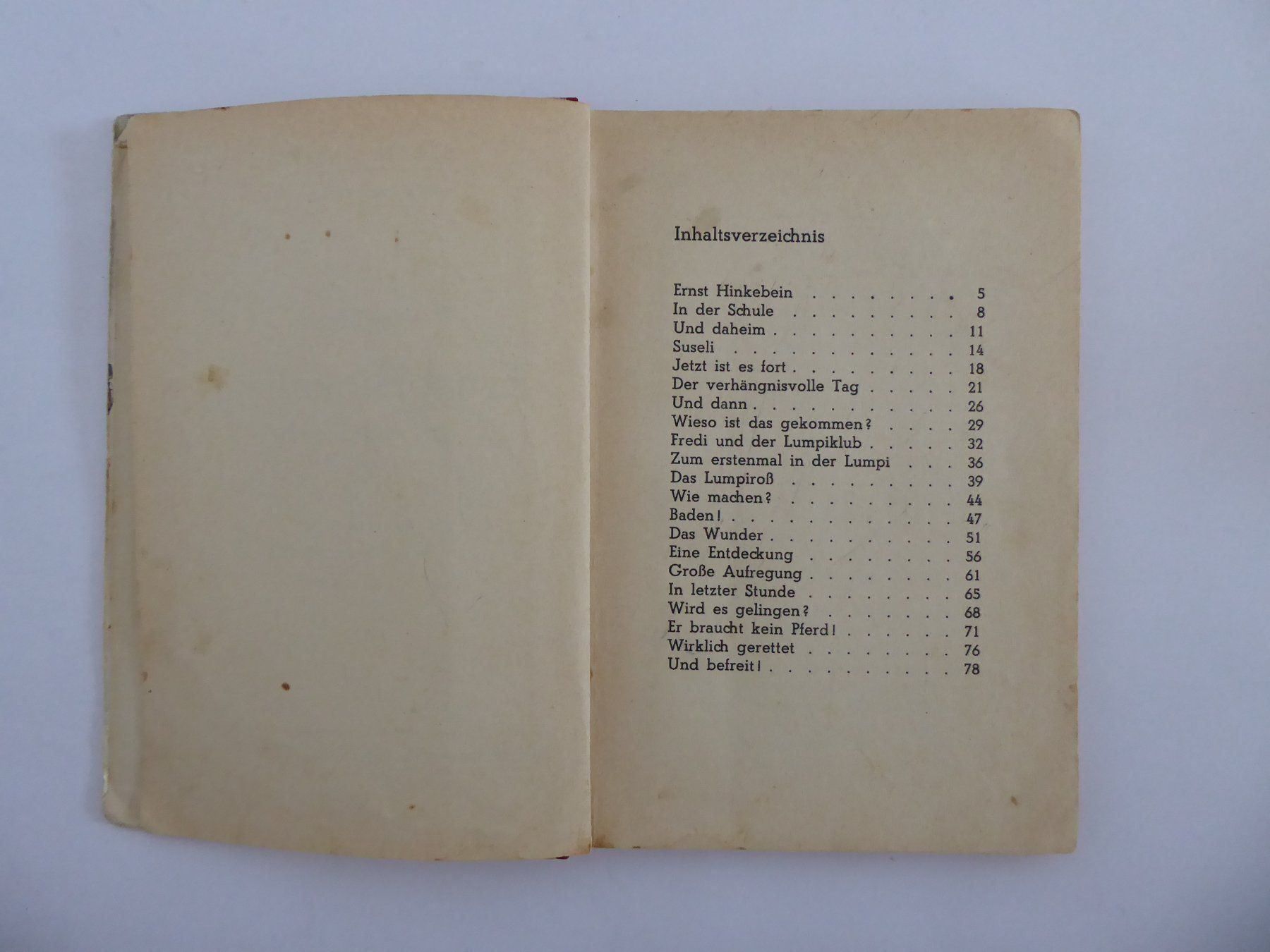 Libri: Ernst Hinkebein u. s. Freunde, O. Meyer – Usato da Turbenthal venduto da Panau 2