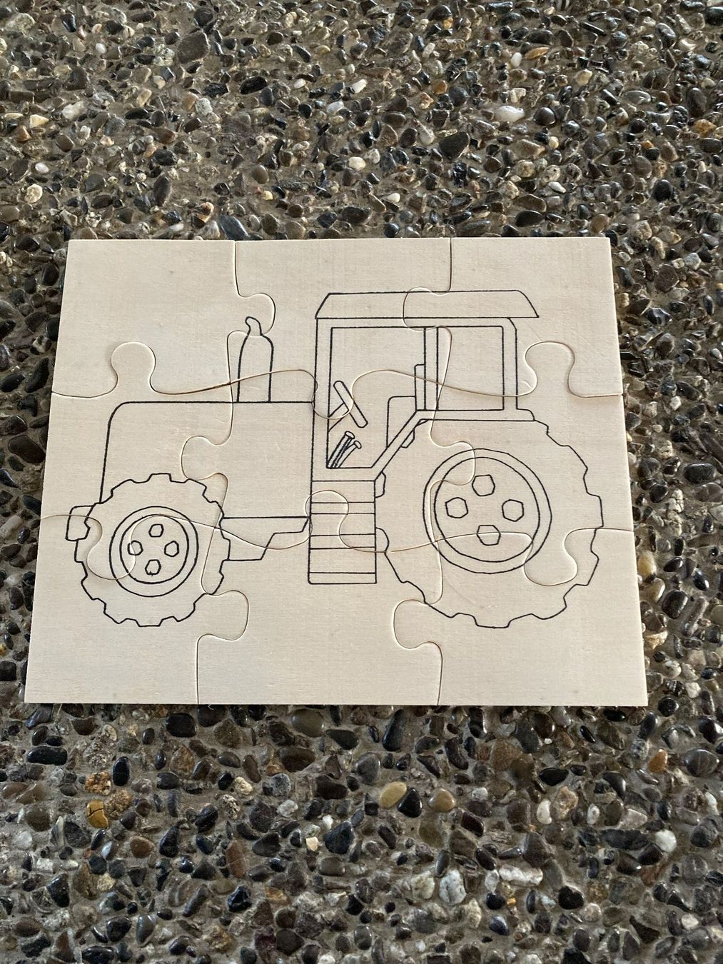 Puzzle: Holzpuzzle Traktor – Usato da Aetingen venduto da Nadinsky