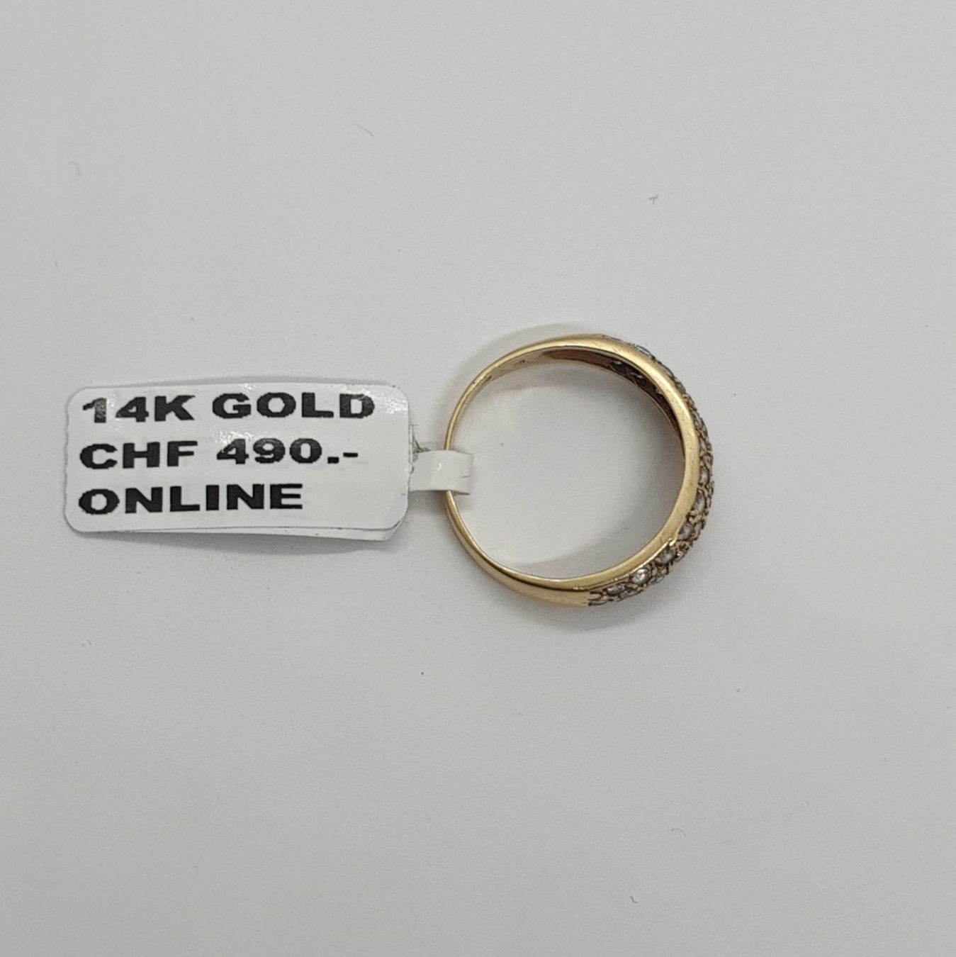 Anelli: Echt 14K Gold Ring – Usato da Luzern venduto da Luzern-Goldhaus 1