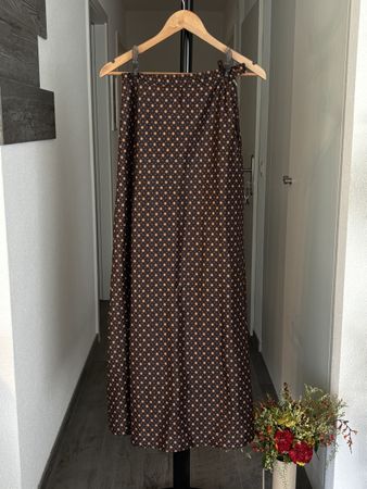 Jupe longue vintage à motifs florals