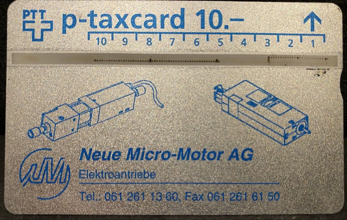 Telefon- & Taxkarten: P-taxcard – Gebraucht aus Lausanne von babacard10
