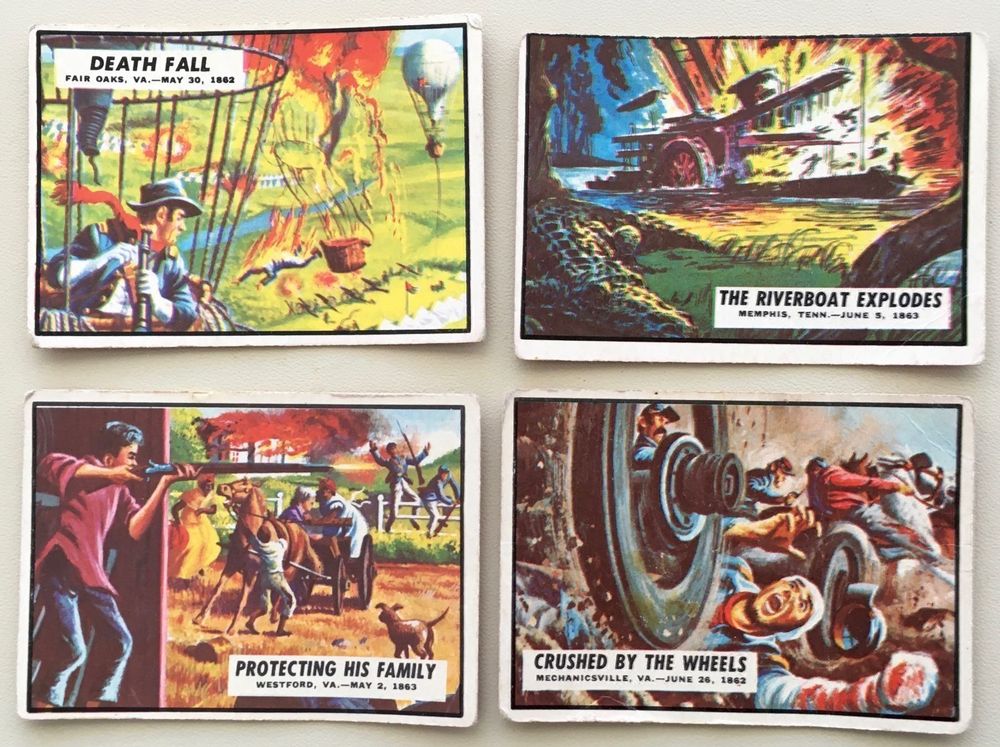 4 Anciennes Cartes De Plombs De Tir King - Chaque Carte 12 Paquets - Vintage USA