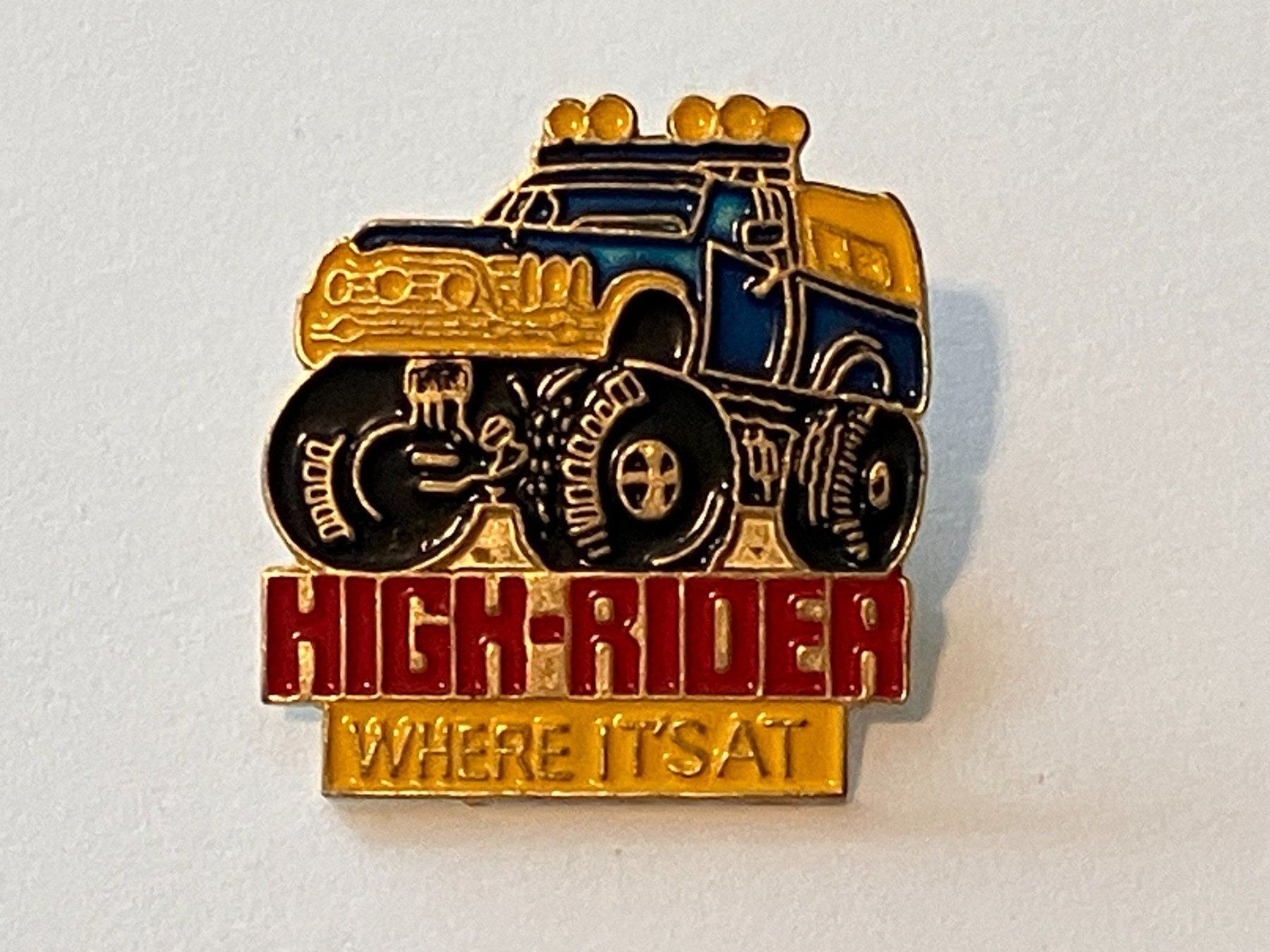 Placchette & Badge: 1 Pin High Rider Monstercar – Usato da Basel venduto da djwwpp