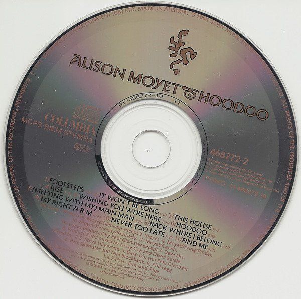 CDs: ALISON MOYET (CD) Hoodoo  NEUWERTIG! – Neuf (Voir description) à Zürich par Tarafo5 1