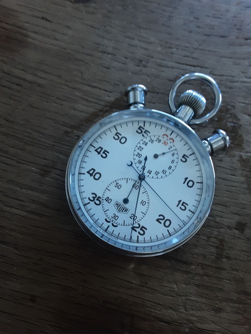 Orologi: RARE HEUER 2x compteurs 3 poussoirs – Usato da Neuchâtel venduto da wyl_zxp8
