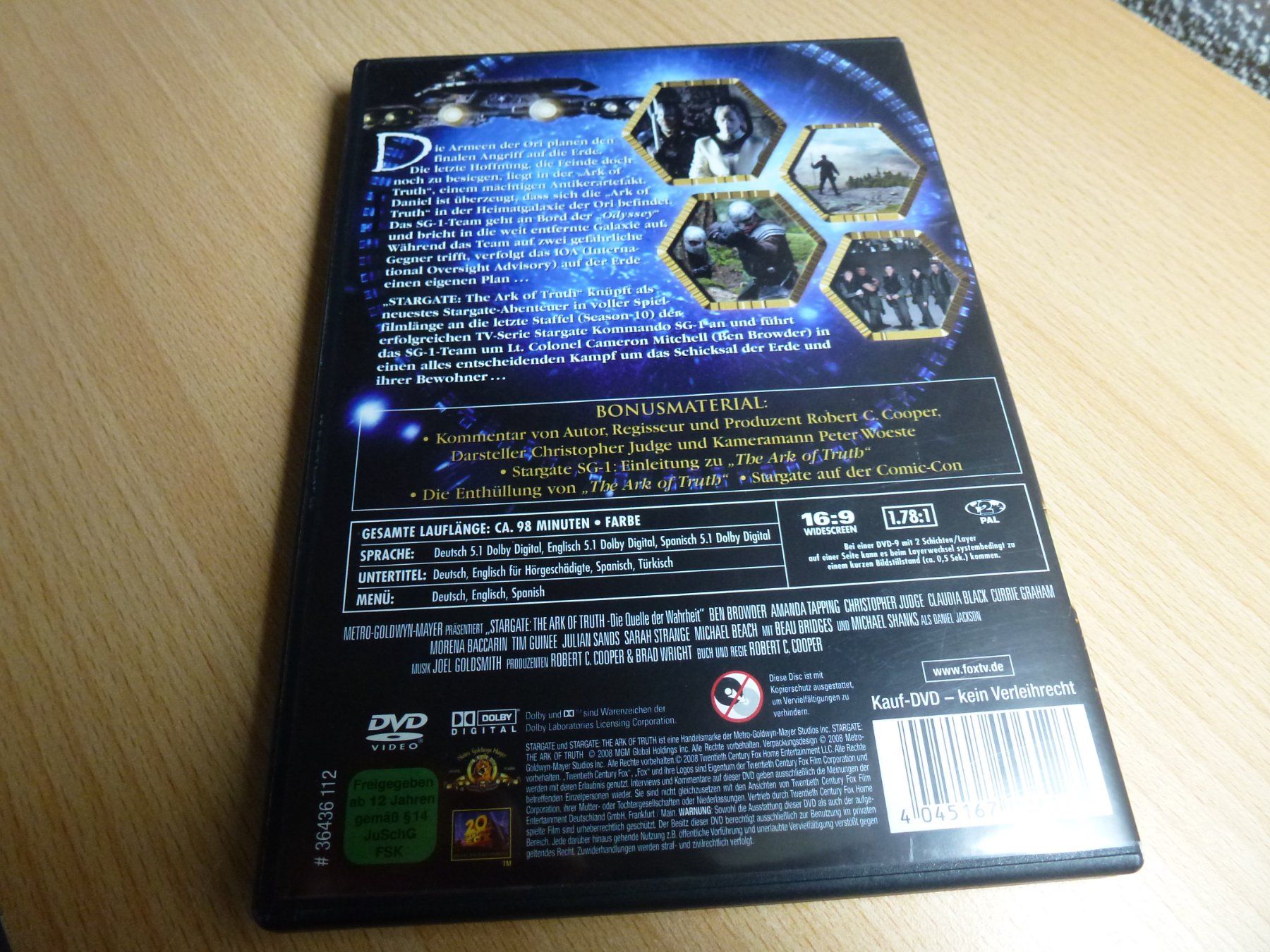 Tutti i DVDs: Stargate The Ark of Truth – Usato da Hombrechtikon venduto da Maloev17 1