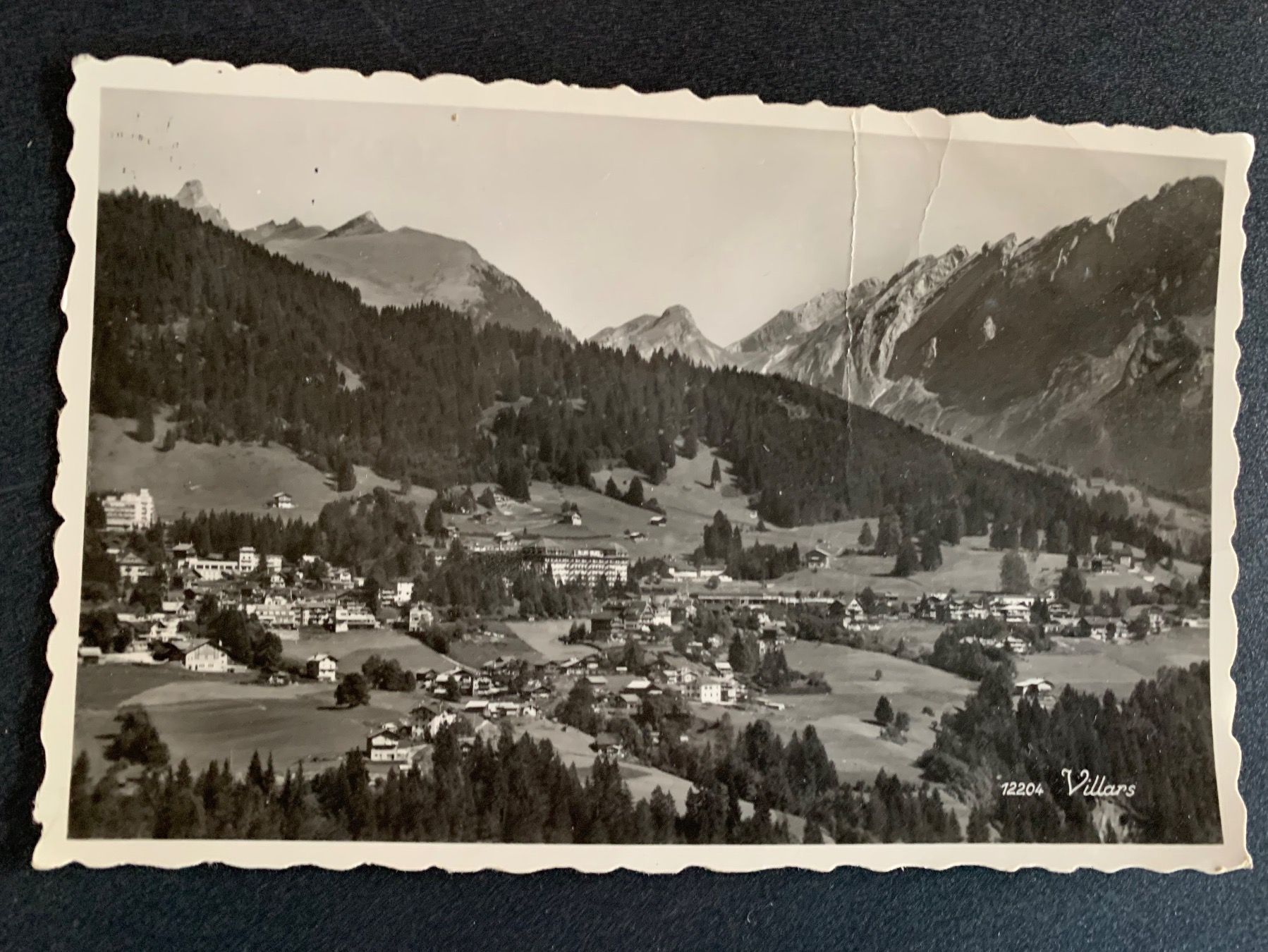 Cartes postales: Alte Postkarte Villars Feldpost – D'occasion à Erlenbach ZH par Ritschly