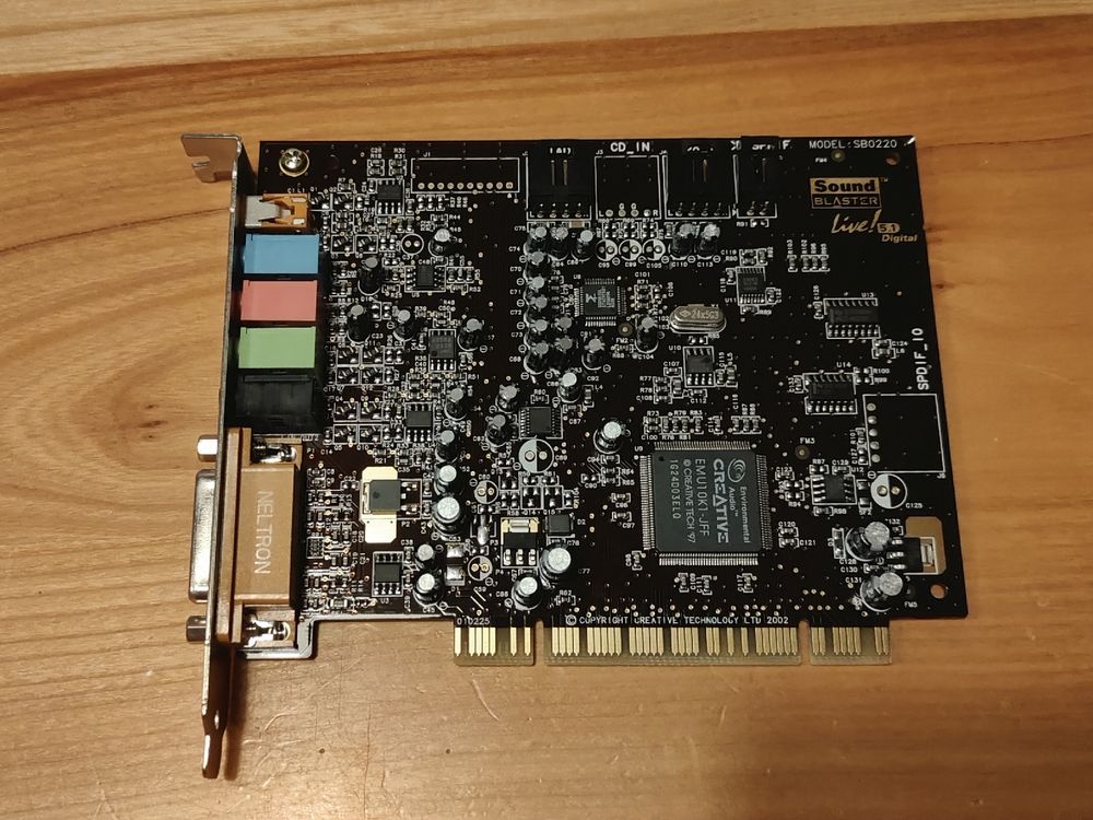 Carte son Creative Sound Blaster Live! 5.1 Digital (SB0220) (D'occasion ...