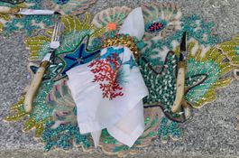 Kim Seybert Platzsets, Servietten, Serviettenringe 12er