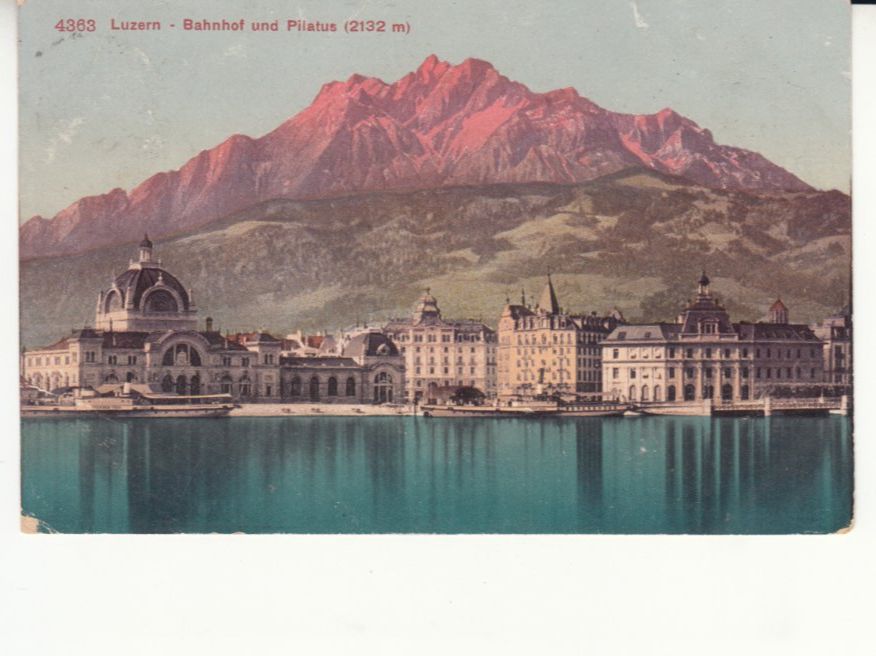 Cartoline postali: Luzern 1908 – Usato da Bürglen TG venduto da StampGraf