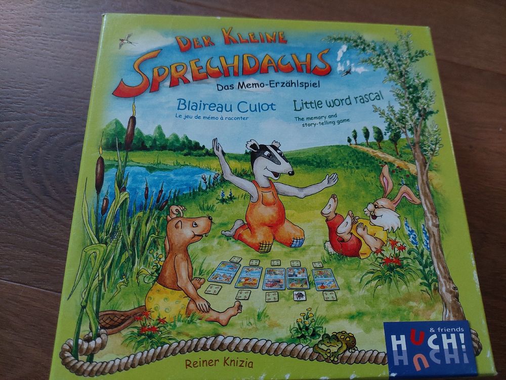 Huch & Friends Sprechdachs – Sprachförder-Spiel Ab 5 Jahren, 1-6 Spieler, Mit Wimmelbildern & Kärtchen