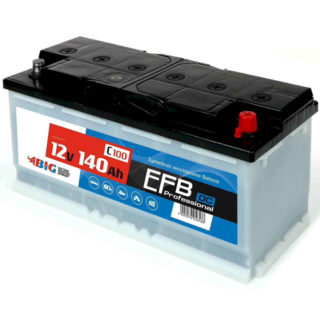 Batterien: BIG Solar DC EFB 12V 140Ah C100 – Neu und originalverpackt aus Bottighofen von zaap 1
