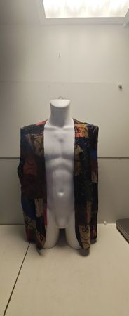 Weste, Gilet aus Echtleder Gr. XL (nov711)