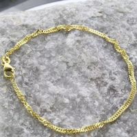 Singapurkette - 2,4 mm 19 cm - 333 - 8 Karat Gelbgold - 1,7