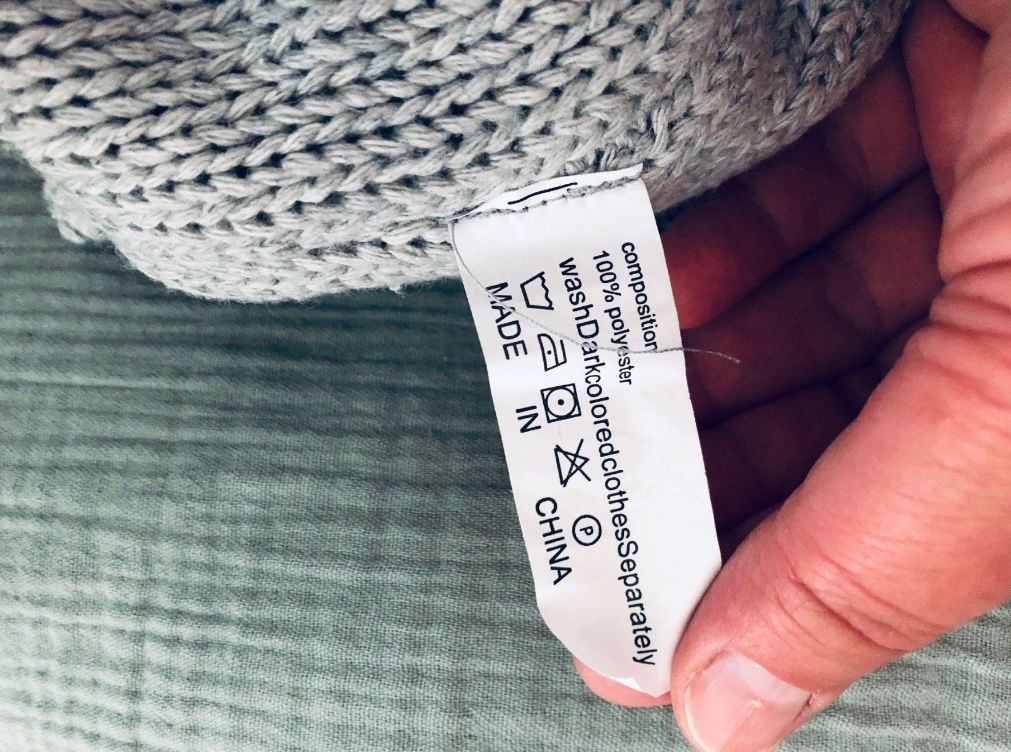 Maglioni & Felpe: Grauer Strickpullover mit Rollkragen - Kuschelig warm! – Usato da Muensingen venduto da drleevsy 3