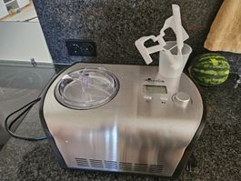 Glacè-Maschine Prima Vista Edelstahl 1.2L neuwertig 