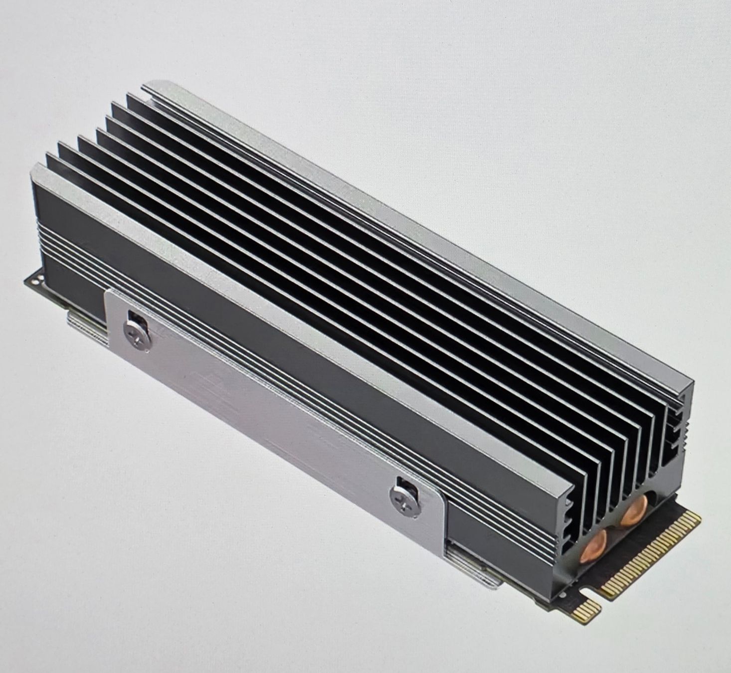 Componenti elettronici: Kühlkörper M.2 2280 SSD / COOLLEO CL-SSD V3 – Nuovo e nell'imballaggio originale da Mels venduto da Zeppelin08