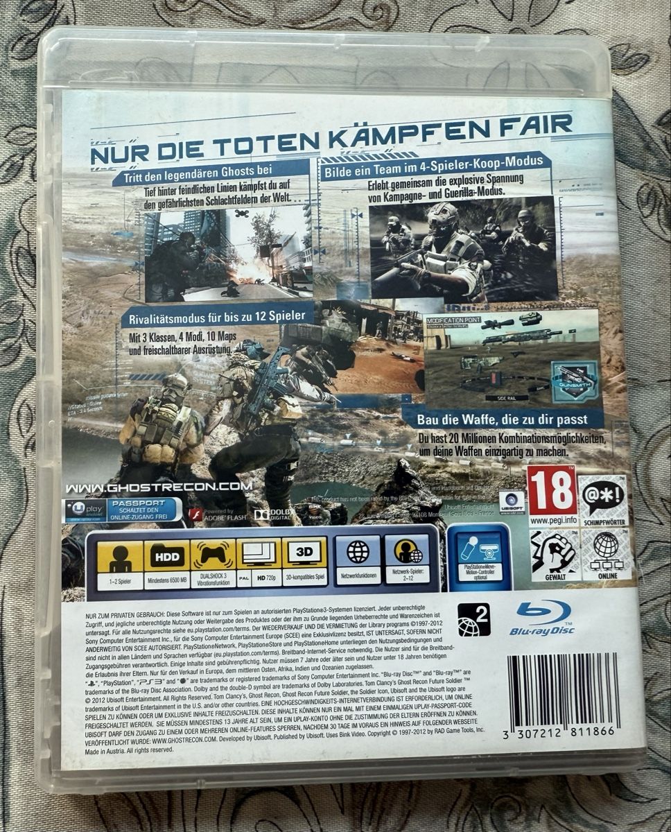 Sony Giochi: Ghost Recon - Future Soldier - PS3 – Usato da Veltheim AG venduto da Mic1992 2