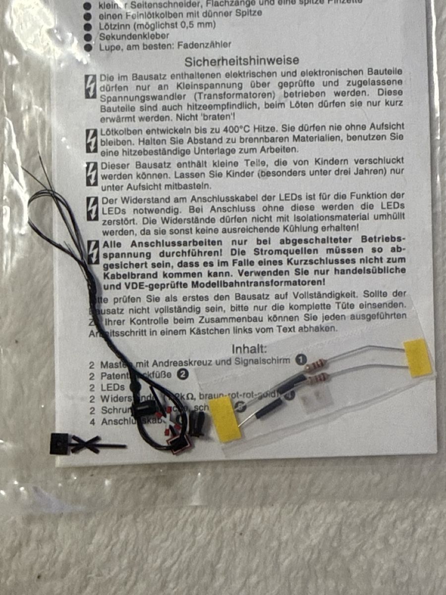 Modellini di ferrovie: Andreas Kreuz 2er Set ungeöffnet  – Nuovo e nell'imballaggio originale da Basel venduto da sam_7gsy 2