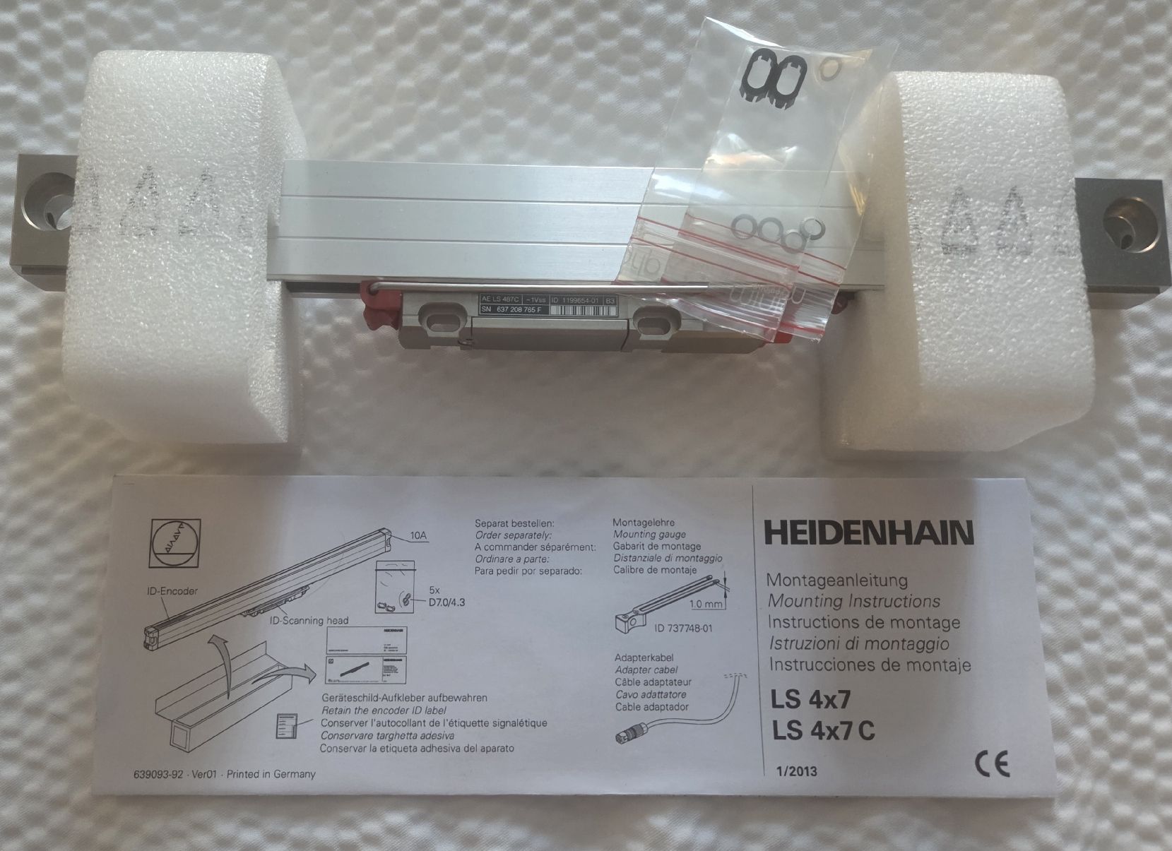 Heidenhain Metall- & Schlosserei Sonstiges: HEIDENHAIN Maßstab LC 487 ml 170mm – Neu und originalverpackt aus Quartino von 123HOBIT