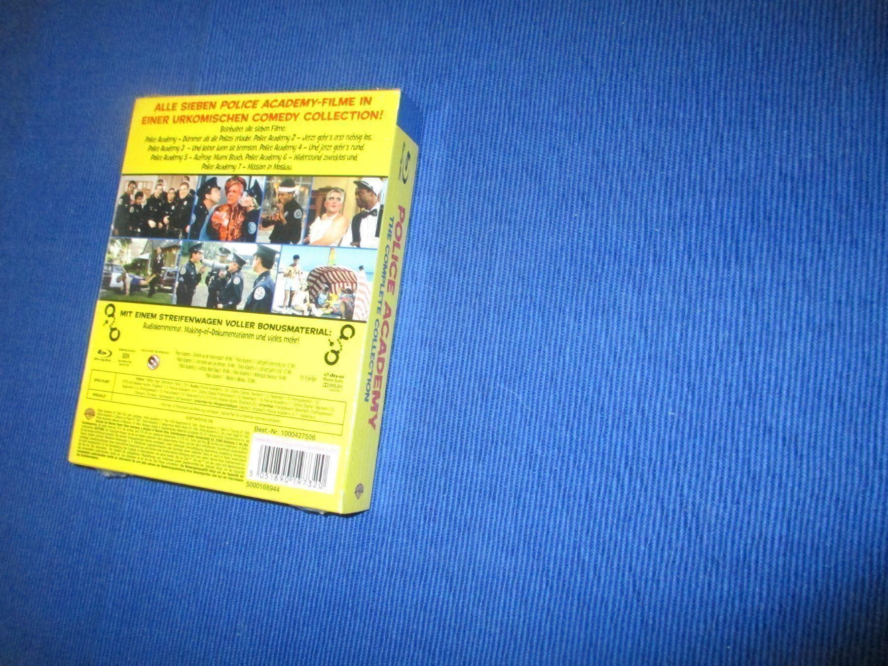 Tutti i DVDs: Police Academy 1-7 Compl. BOX blu-ray – Nuovo e nell'imballaggio originale da Wattenwil venduto da Firebird1 7