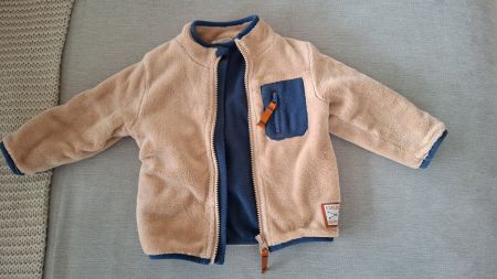 Übergangsjacke aus Fleece, Gr. 74, von Smile