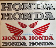 Honda Aufkleber Sticker Bogen 10teilig (Art. 910) Big NEU