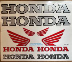 Honda Aufkleber Sticker Bogen 10teilig (Art. 910) Big