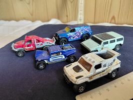 5 Spielzeug Offroadautos Matchbox gebraucht 