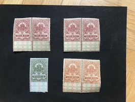 1909. Russland. Dienstmarken für die Gerichtsbehörden