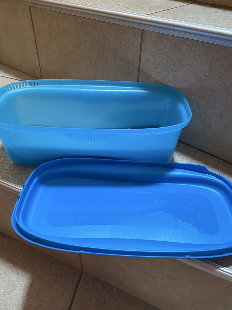 Tupperware Contenitori & Simili: Tupperware Microvap Cuiseur Pâtes Bleu Neuf avec notice – Nuovo e nell'imballaggio originale da rechy venduto da Phil95 1
